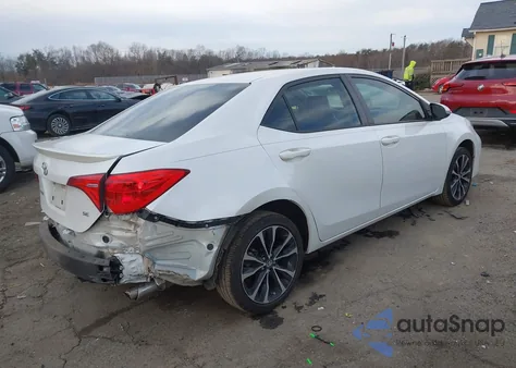 2017 Toyota Corolla Se from USA, damaged, VIN 5YFBURHE5HP587315